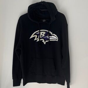 Large Black Baltimore Ravens Hoodie